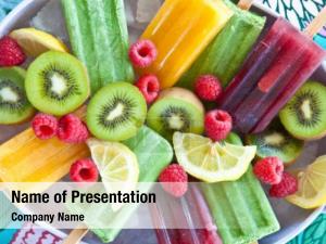 Sweets with Fruits PowerPoint Template