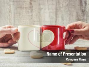Heart Of Two Halves PowerPoint Template