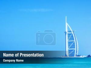 Nov dubai, uae 21: burj PowerPoint Template