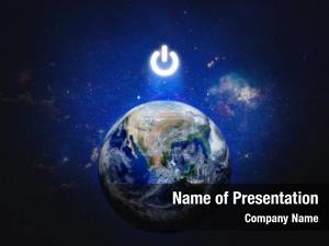 Modern Life At The Planet Earth PowerPoint Template