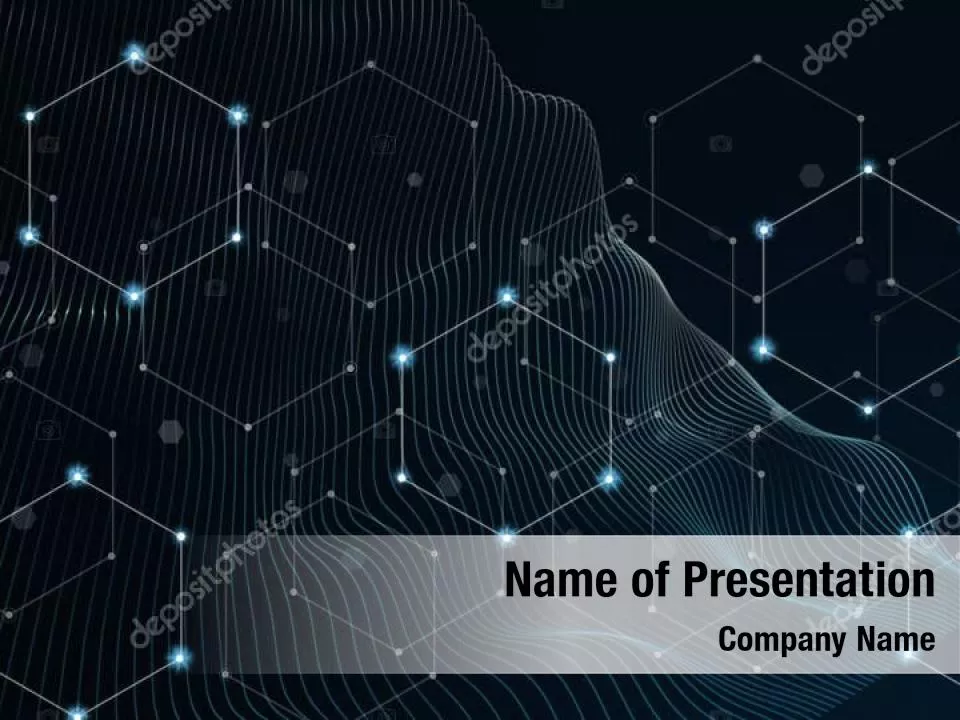 Network Concept with Hexagons