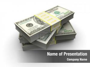 Pack Of Dollars PowerPoint Template