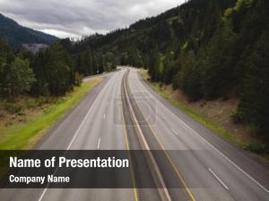 Long Distance Road PowerPoint Template