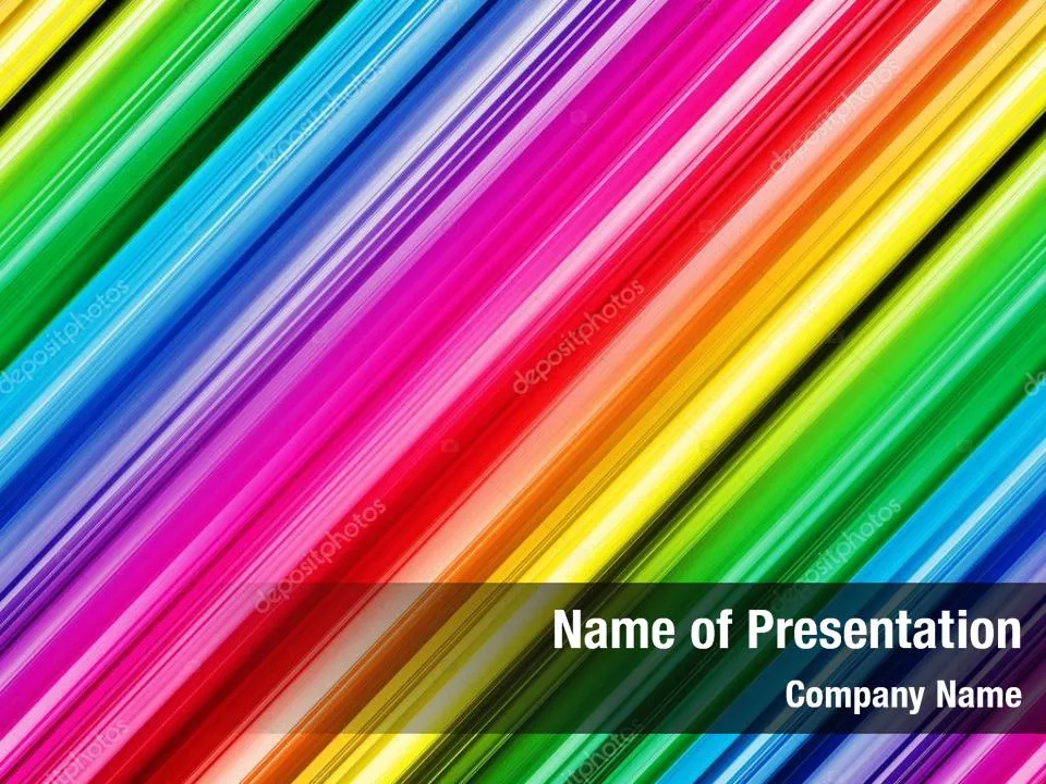 Abstract Rainbow Stripes