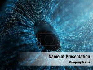 Digital Black Hole PowerPoint Template