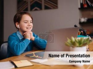 Learning Boy PowerPoint Template