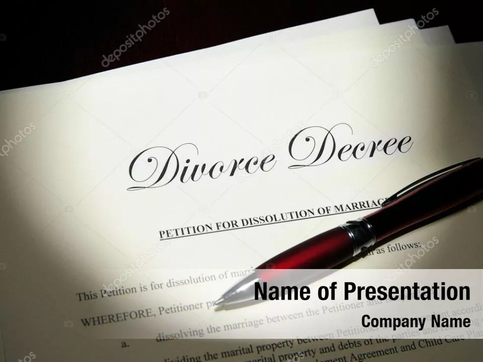 Divorce Decree