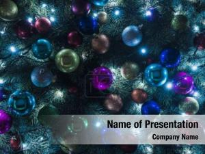 New Year Tree PowerPoint Template