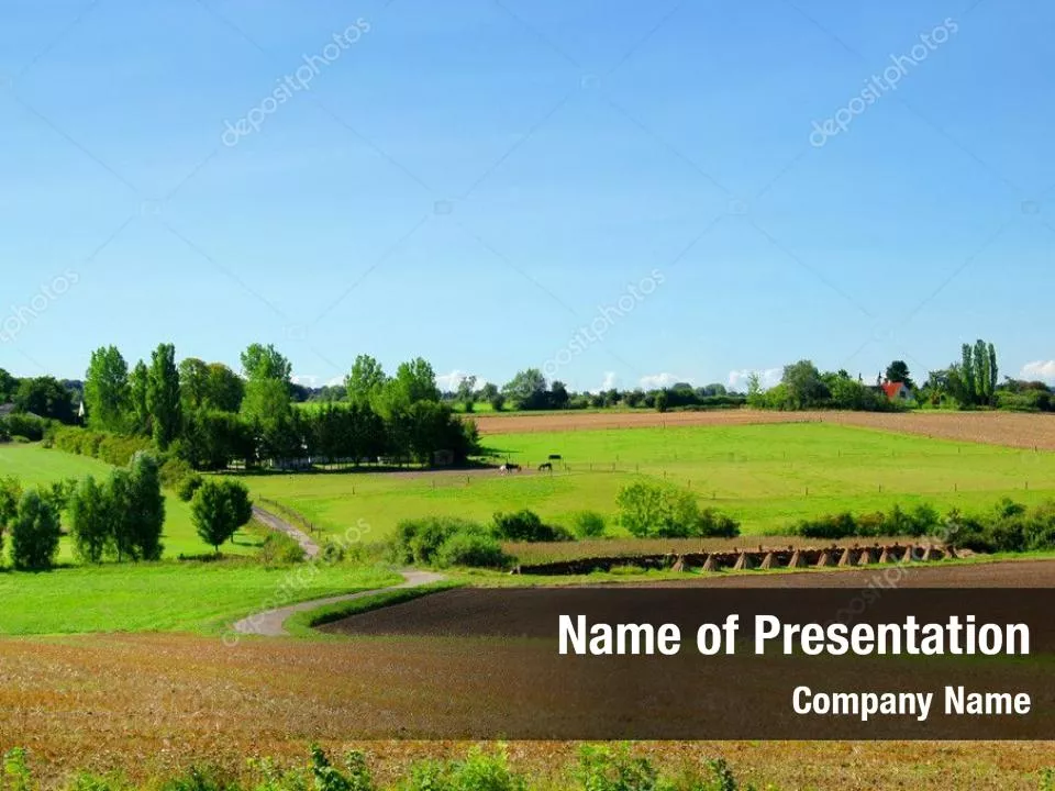 Idyllic Farm Landscape