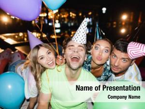 Swimming Party PowerPoint Template