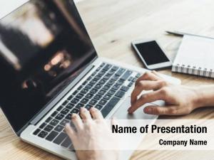 Working with Computer PowerPoint Template