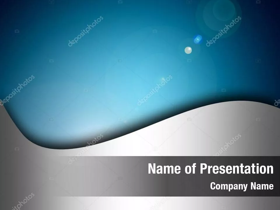 Gray Wave on Blue Background