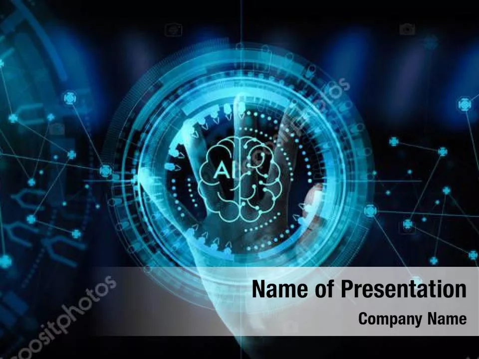 Engineer Touching High Tech Screen