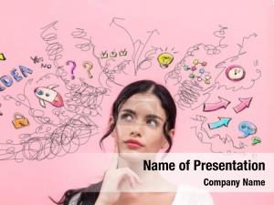 Creative Thinking Doodles PowerPoint Template