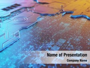 Technological Theme PowerPoint Template