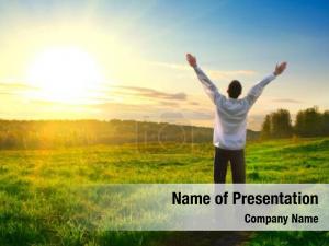 Happy Man PowerPoint Template