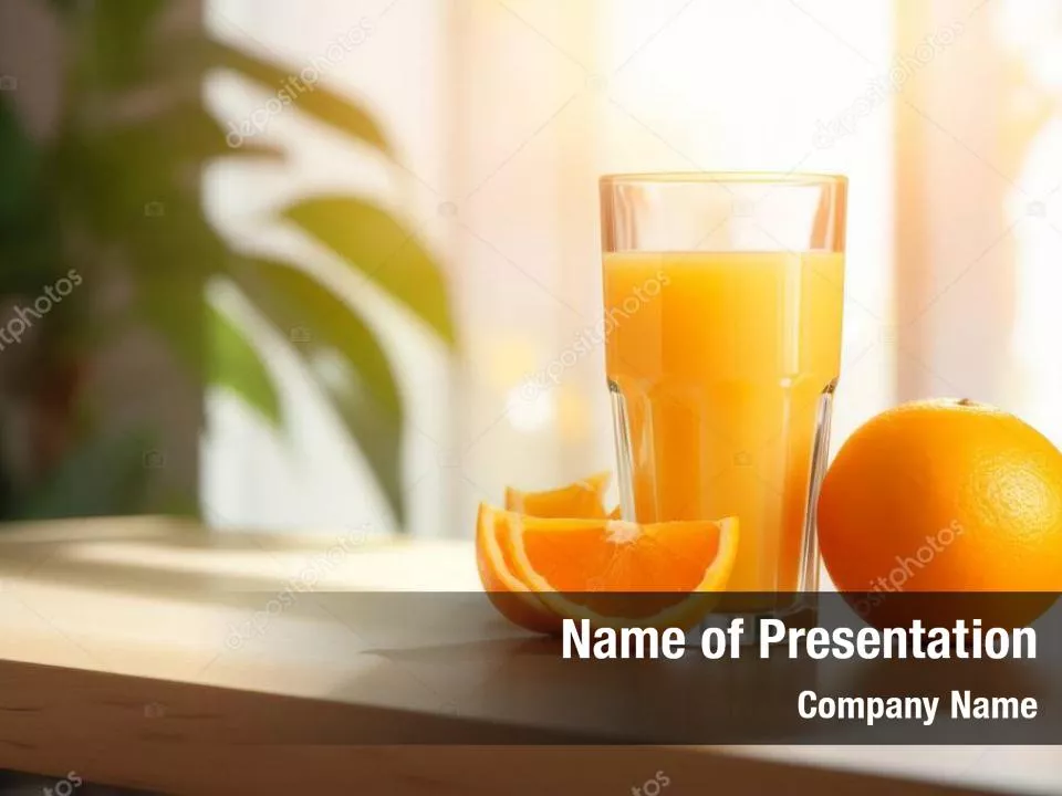 Glass Of Orange Juice