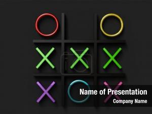 Crosses And Zeros PowerPoint Template