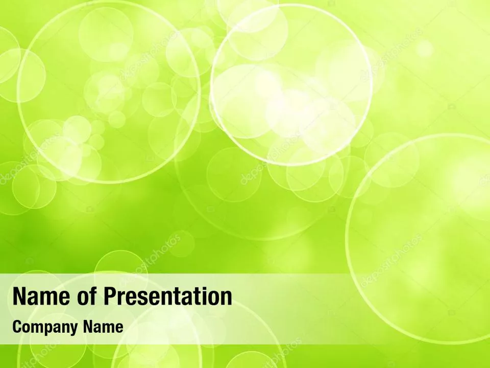 Glowing Green Circles