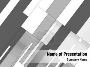 Abstract Parallel Diagonal Stripes PowerPoint Template
