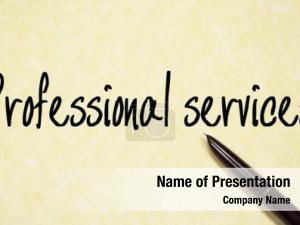 Professional Services PowerPoint Template