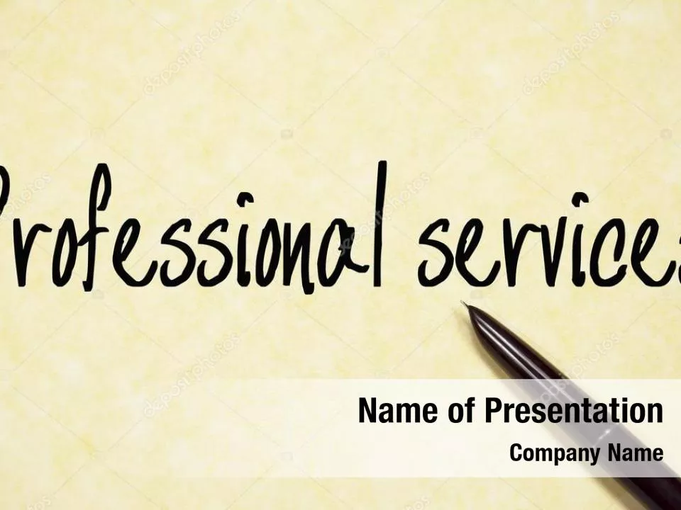 Professional Services