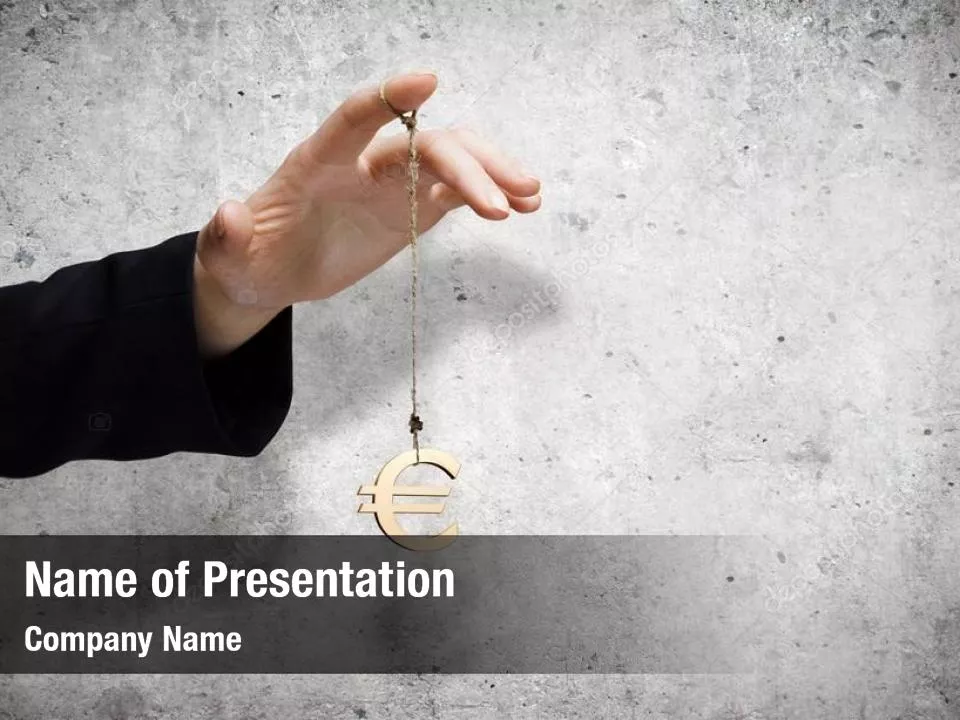 Businessman Holding Euro Sign