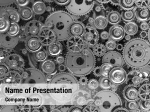 Gears Background PowerPoint Template