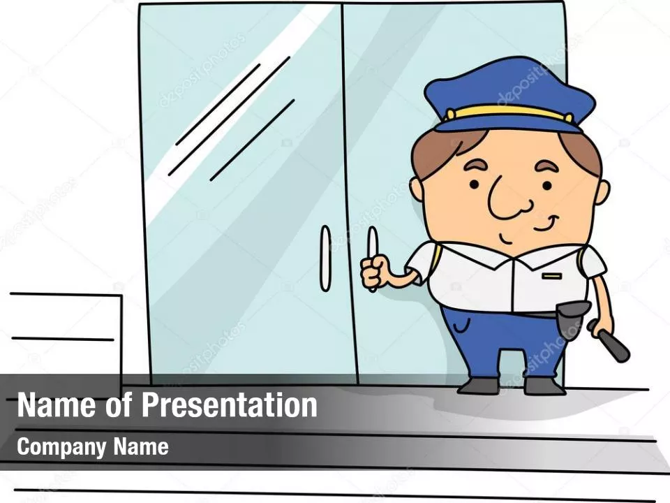 Security Guard Illustration