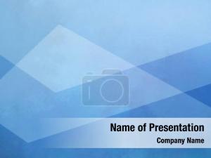 Transparent Blue Triangles PowerPoint Template