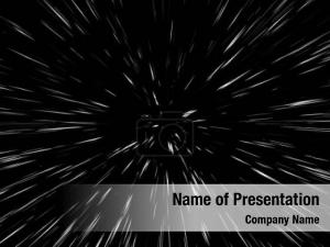 Radial Speed Lines PowerPoint Template