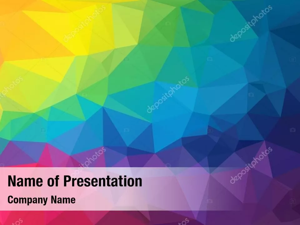 Colorful Triangle Mesh