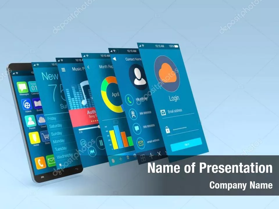 Application Screens Mockup