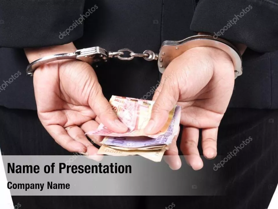 Arrested Criminal Money