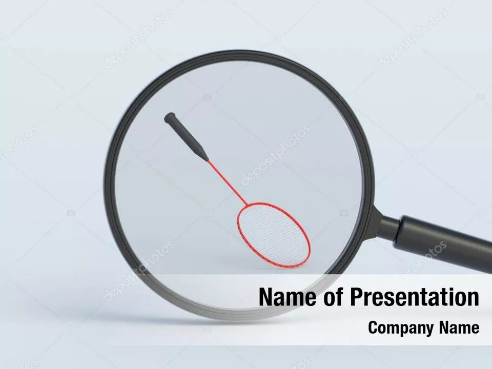 Racket with Magnifying Glass