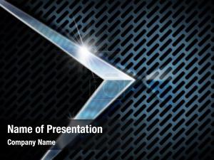 Metal Arrow Abstract PowerPoint Template