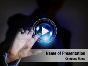 Press Play PowerPoint Template