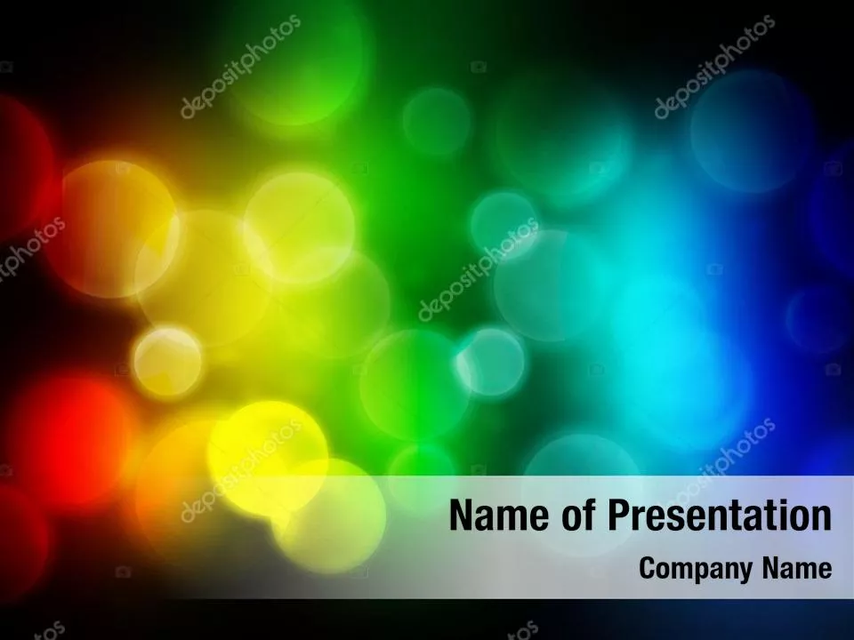 Abstract Colorful Circles