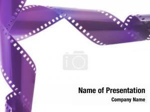 Film Strip In Purple Color