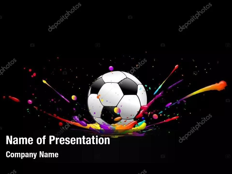 Splash Football Background