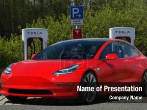 Tesla Car PowerPoint Template