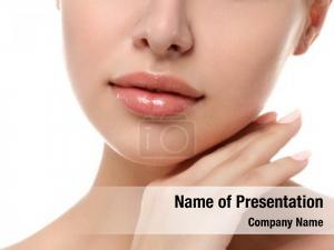 Beautiful Lips PowerPoint Template
