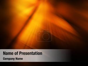 Black and Orange Abstract Background PowerPoint Template
