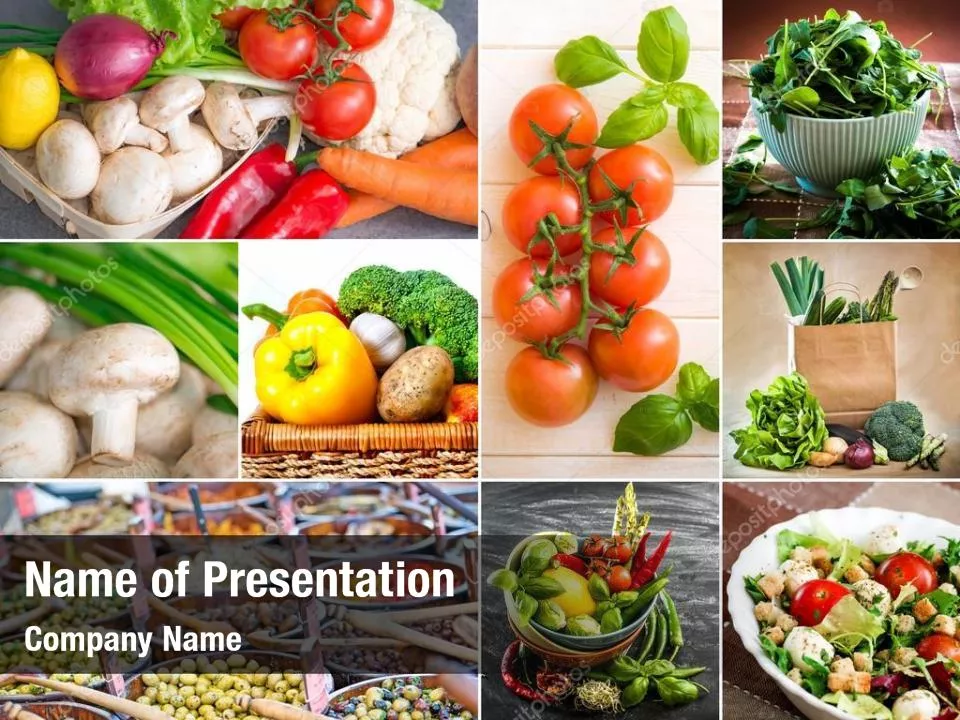 Different Vegetables Collage