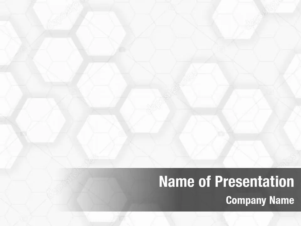 Flat Hexagons Abstract Background