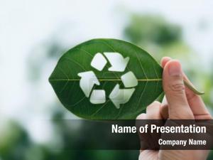 Recycling Circle PowerPoint Template