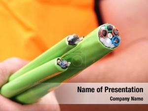 Fiber Optic Cable PowerPoint Template
