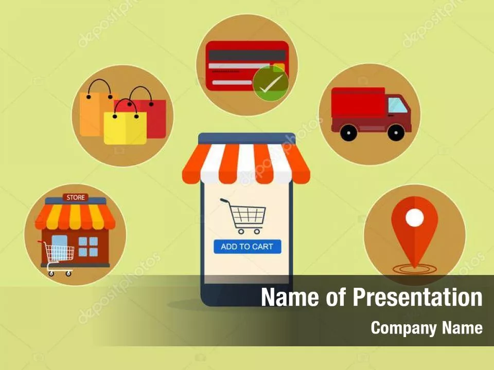 Commerce Concept in Flat Design