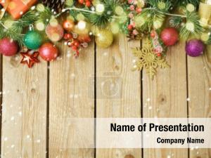 Christmas Holiday Background PowerPoint Template