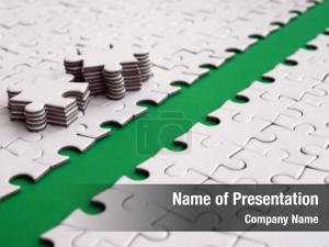 Jigsaw Road PowerPoint Template